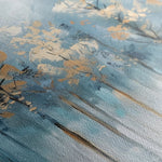 Floral 295 Canvas Art 60 x 40 cm / Black