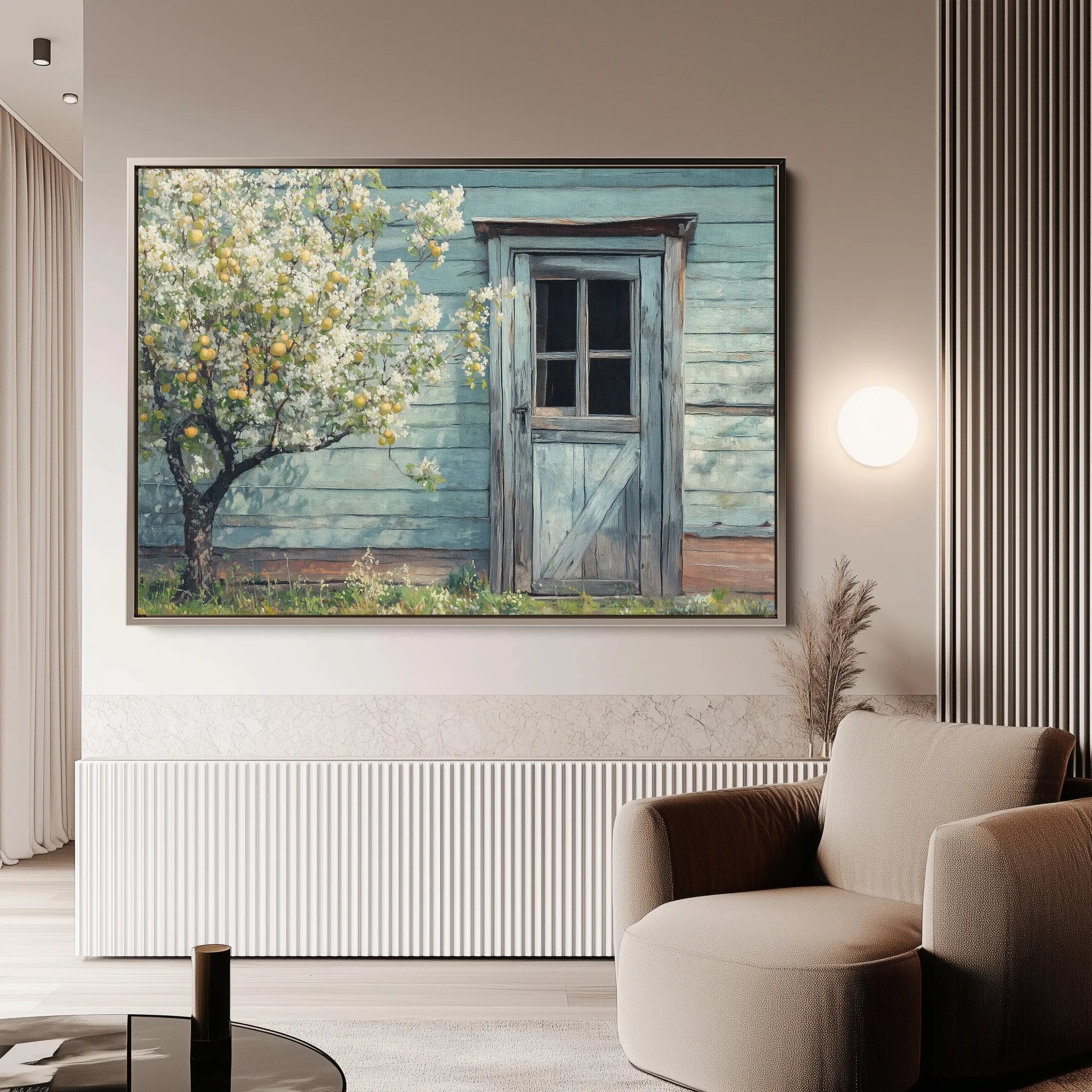 Landscape 295 Canvas Art 18" x 24" / 45 x 60 cm / Black