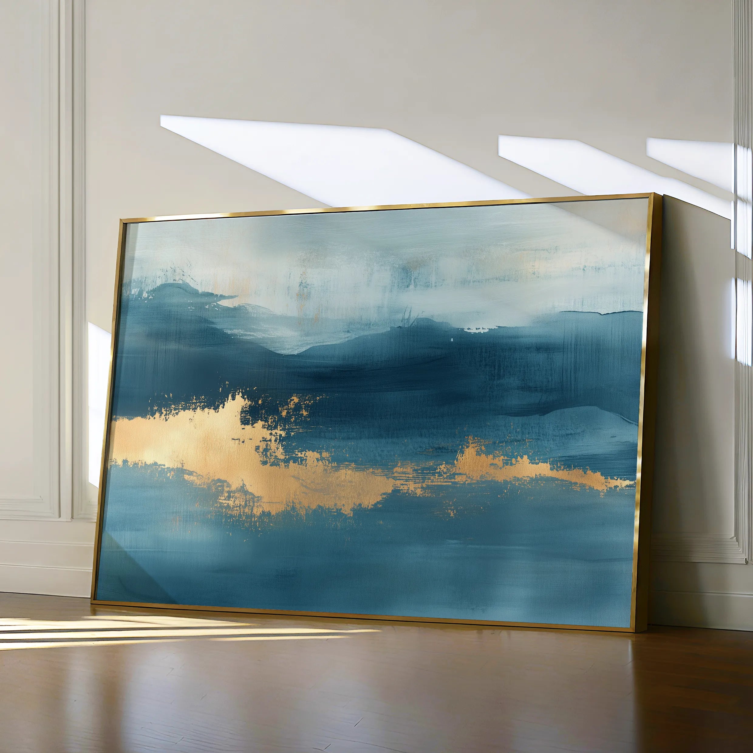 Abstract 296 Canvas Art 18" x 24" / 45 x 60 cm / Black