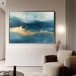 Abstract 296 Canvas Art 18" x 24" / 45 x 60 cm / Black