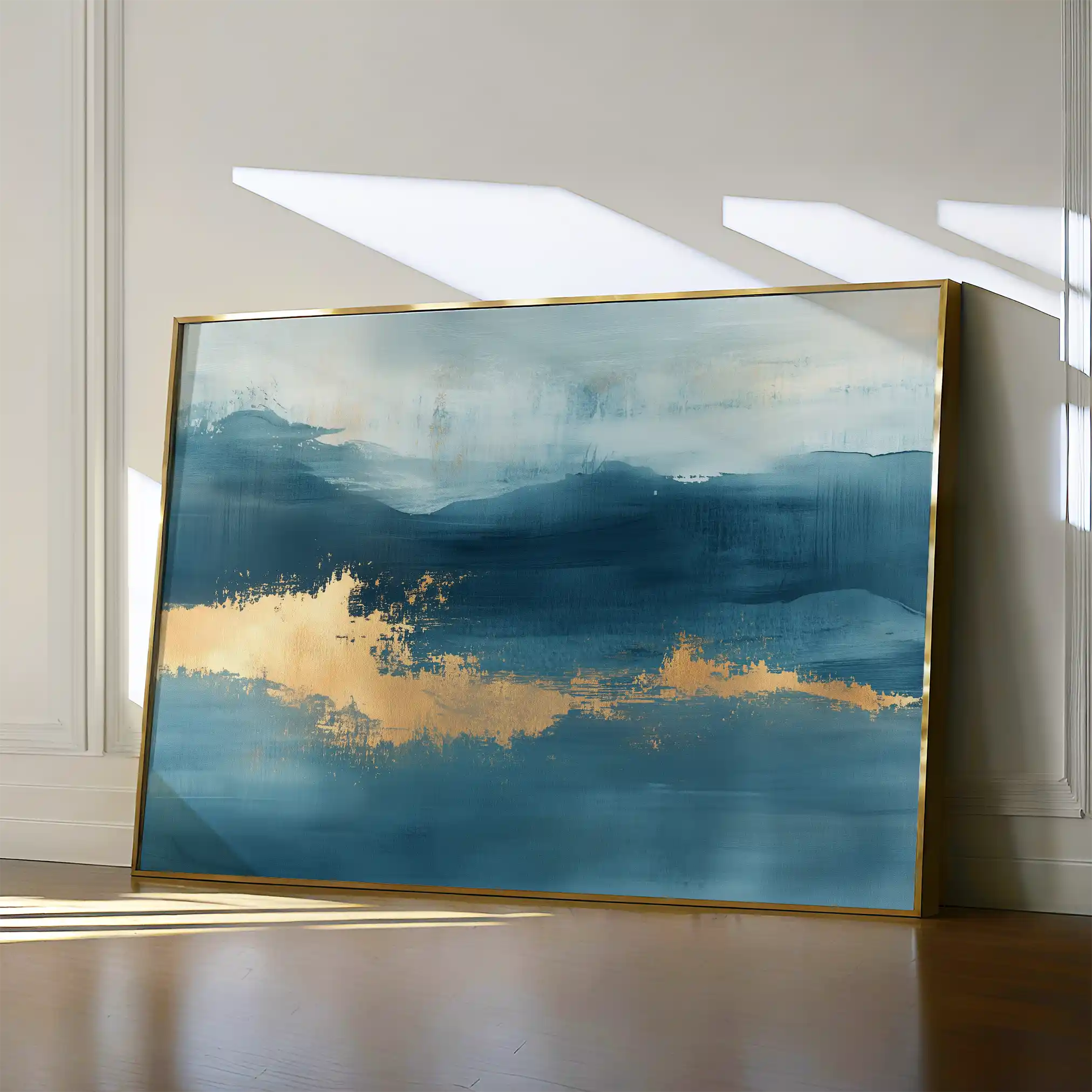 Abstract 296 Canvas Art 60 x 40 cm / Black
