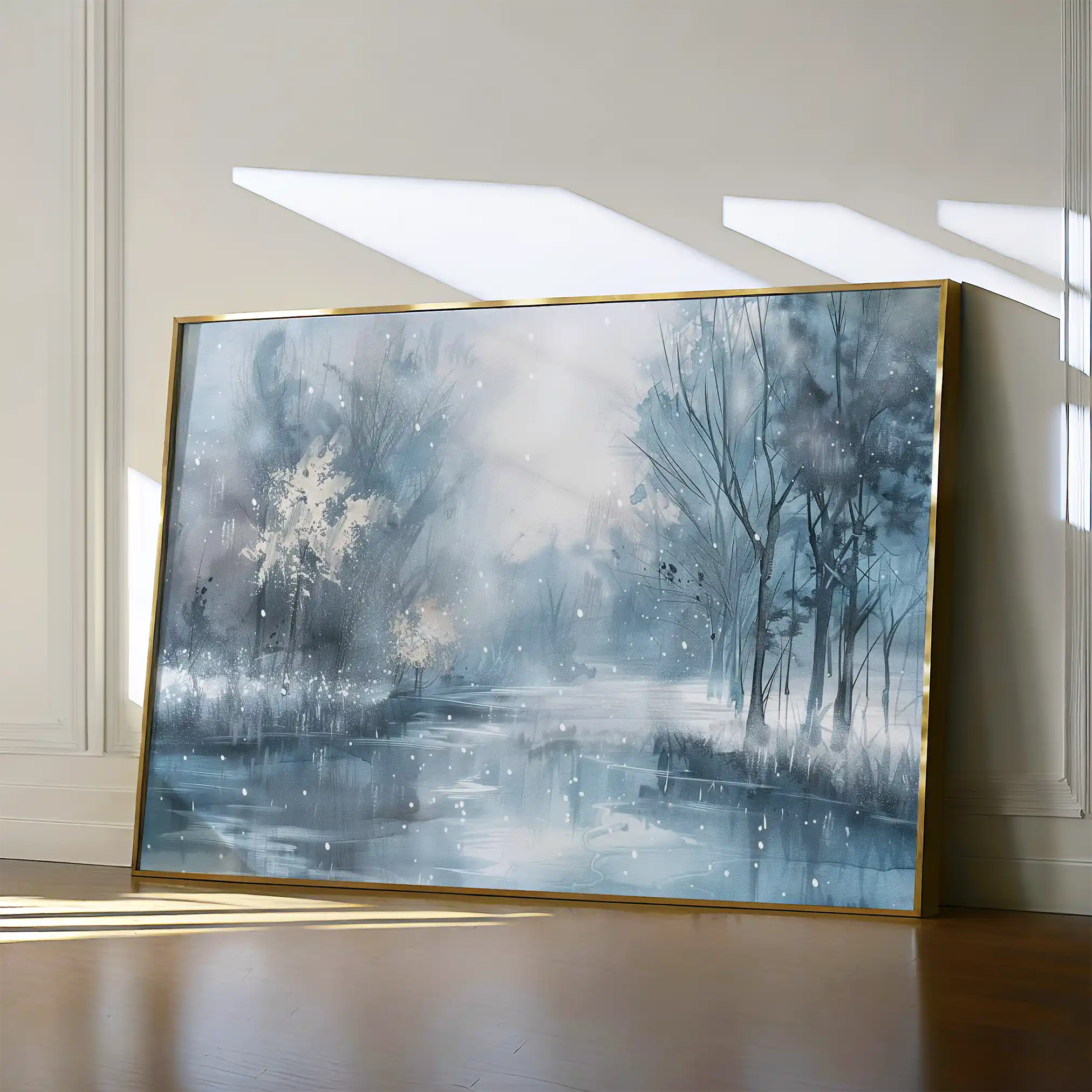 Floral 296 Canvas Art 60 x 40 cm / Black