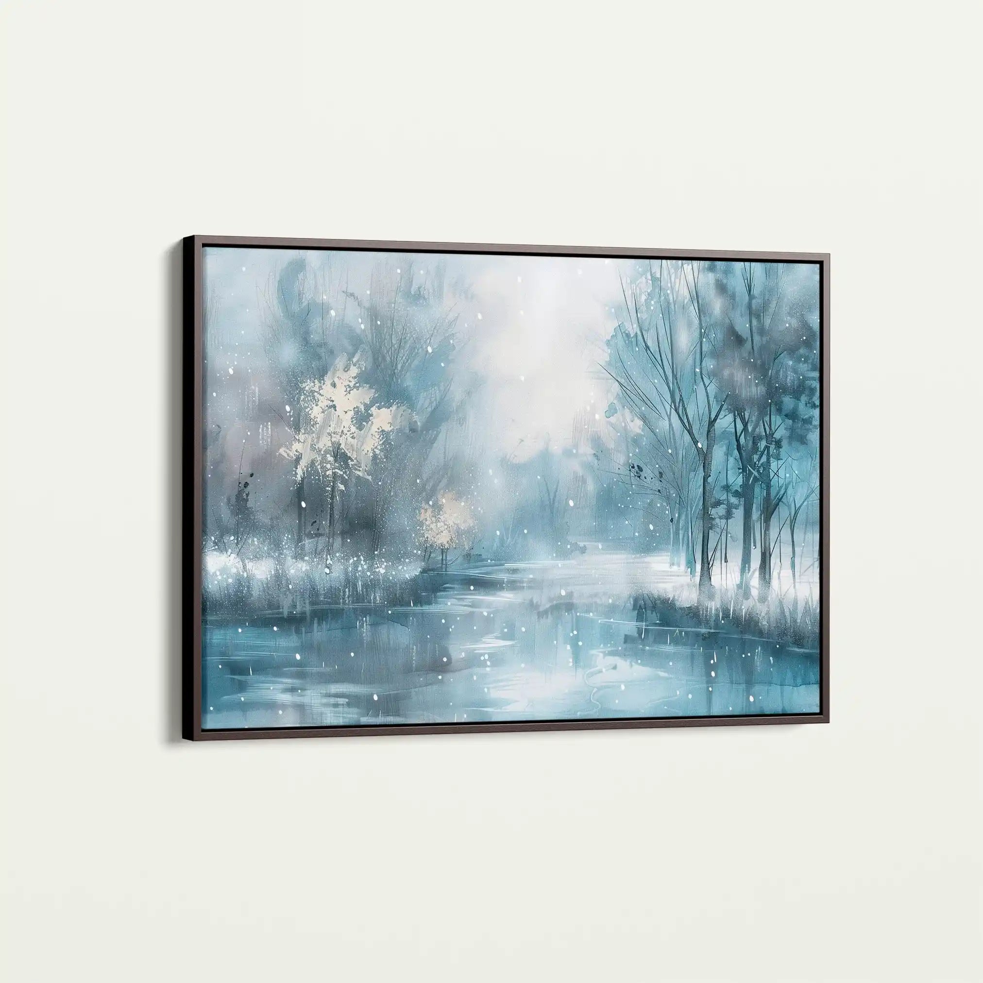 Floral 296 Canvas Art 60 x 40 cm / Black