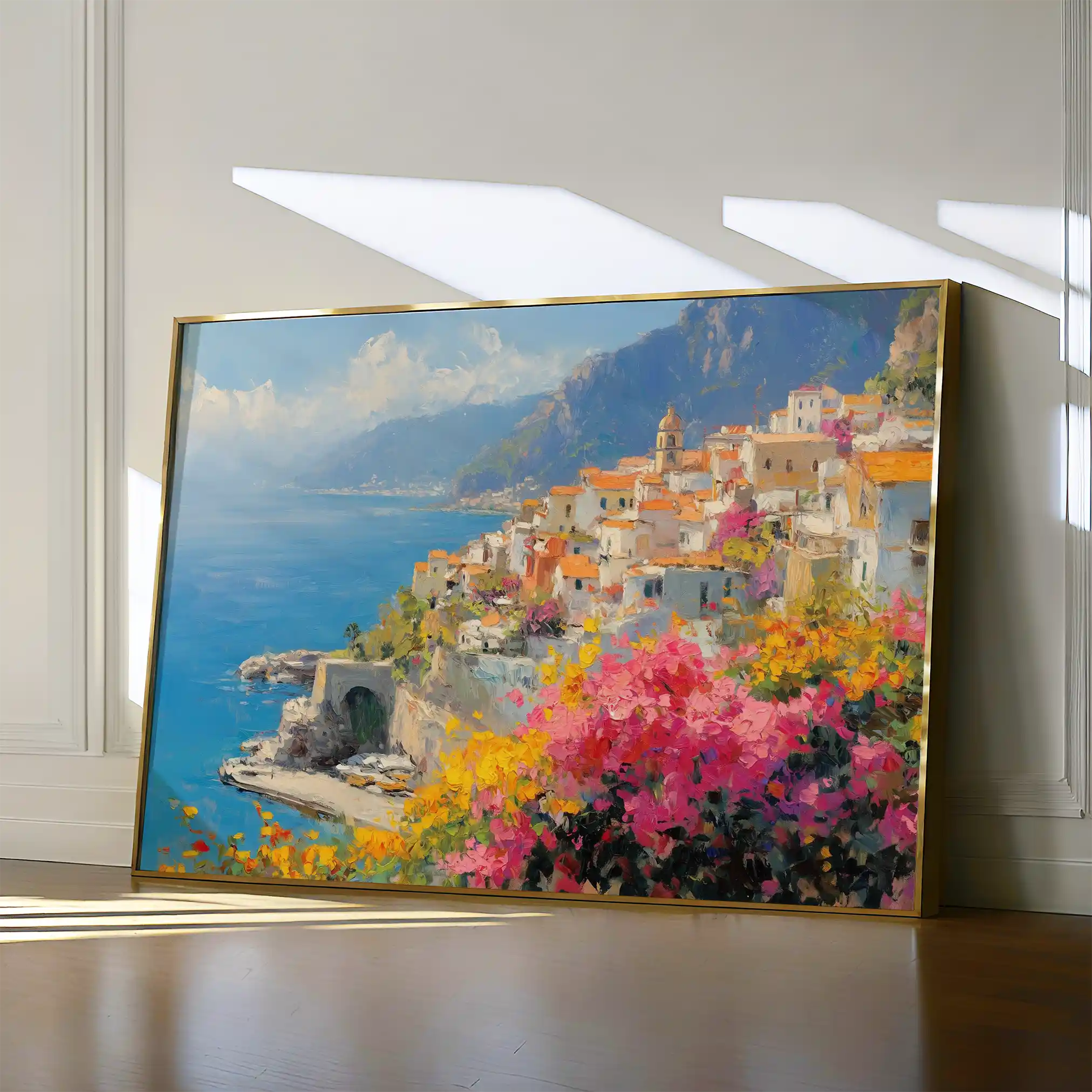 Landscape 296 Canvas Art 60 x 40 cm / Black