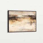 Abstract 297 Canvas Art 18" x 24" / 45 x 60 cm / Black
