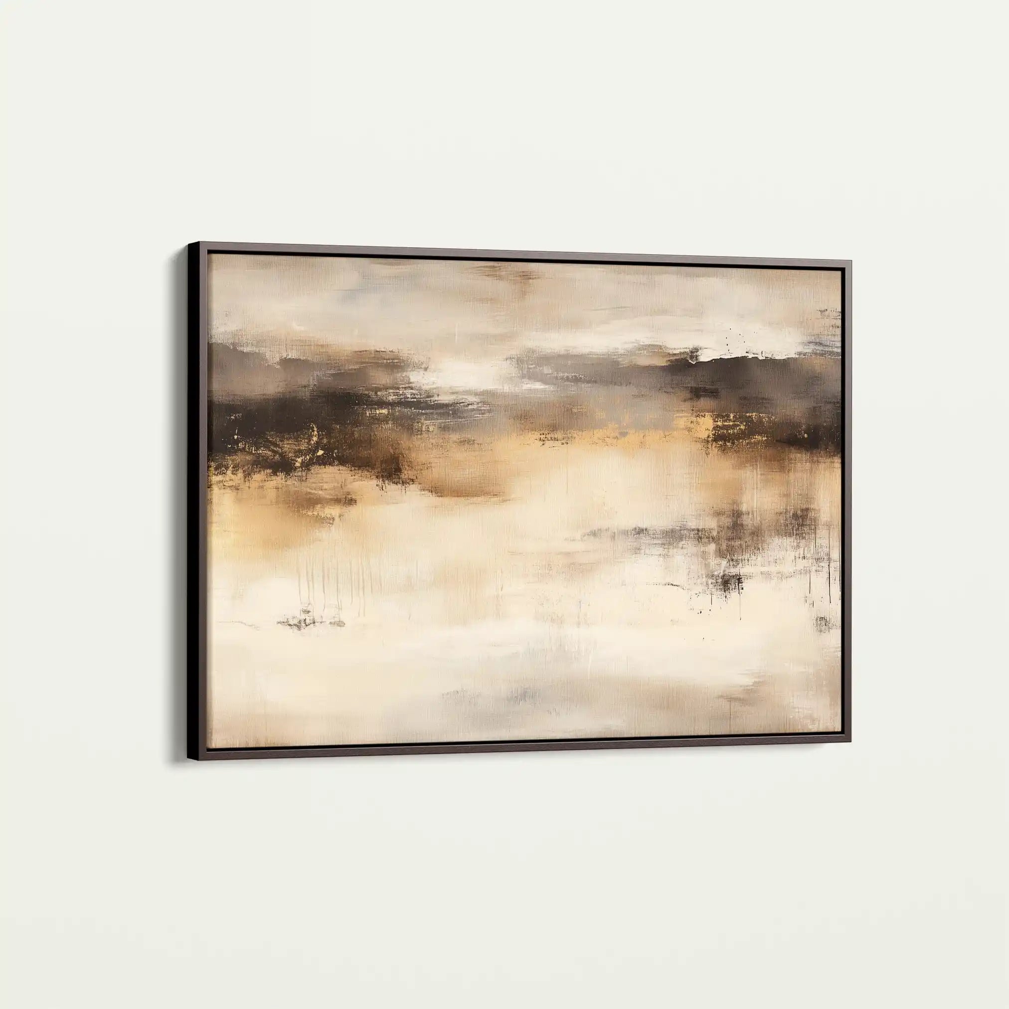 Abstract 297 Canvas Art 18" x 24" / 45 x 60 cm / Black