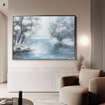 Floral 297 Canvas Art 60 x 40 cm / Black