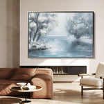 Floral 297 Canvas Art 60 x 40 cm / Black