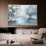 Floral 297 Canvas Art 60 x 40 cm / Black