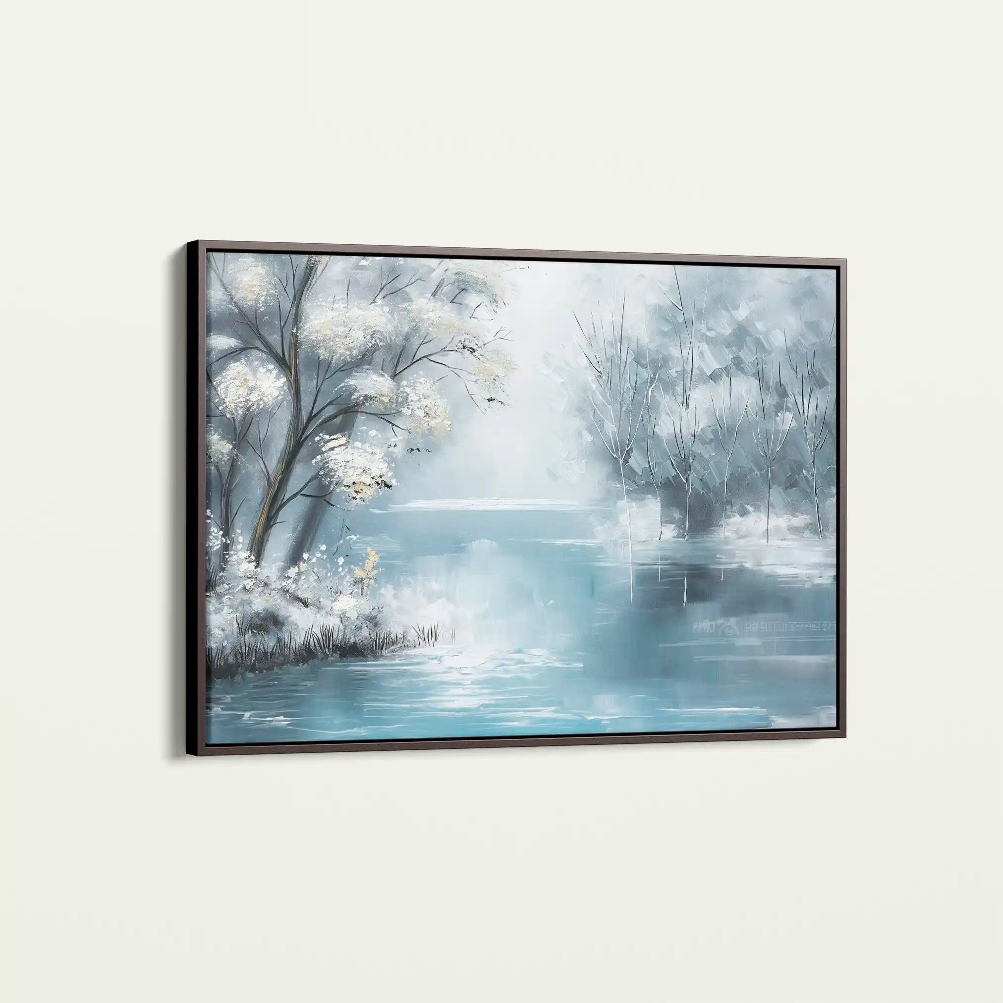 Floral 297 Canvas Art 60 x 40 cm / Black