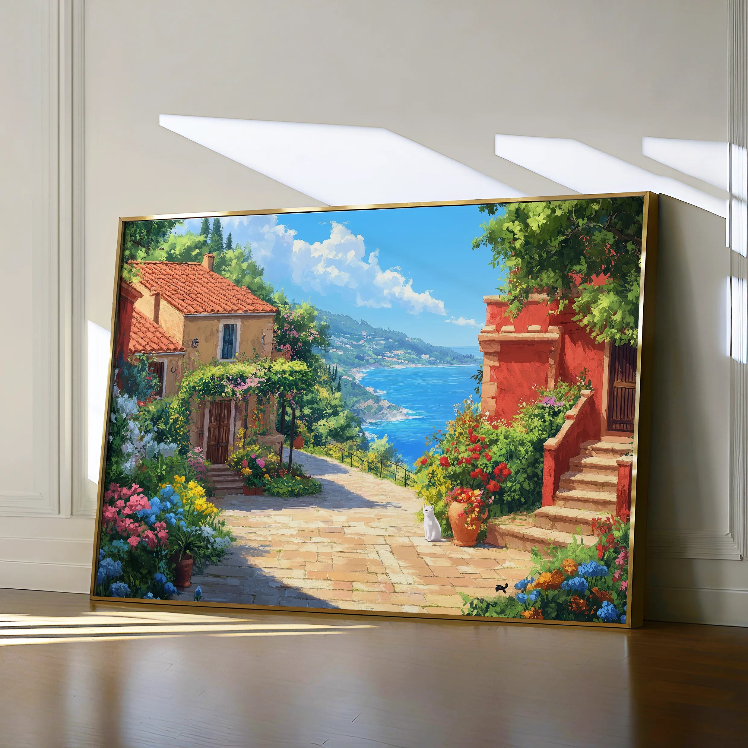 Landscape 297 Canvas Art 18" x 24" / 45 x 60 cm / Black