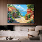 Landscape 297 Canvas Art 18" x 24" / 45 x 60 cm / Black