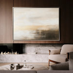 Abstract 298 Canvas Art 18" x 24" / 45 x 60 cm / Black