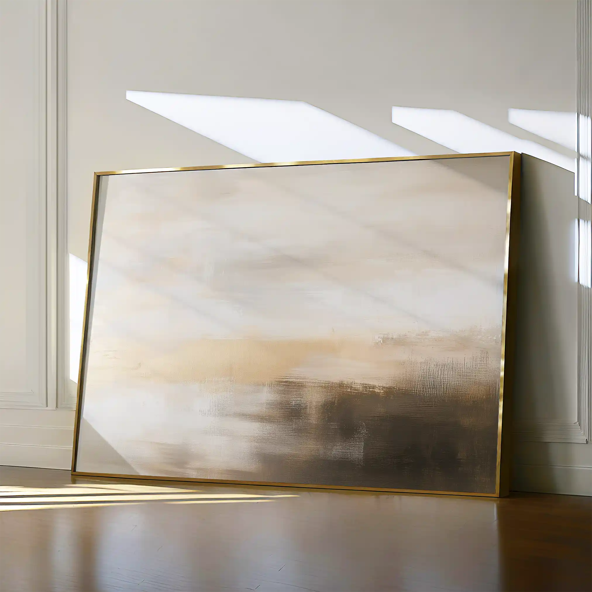 Abstract 298 Canvas Art 18" x 24" / 45 x 60 cm / Black