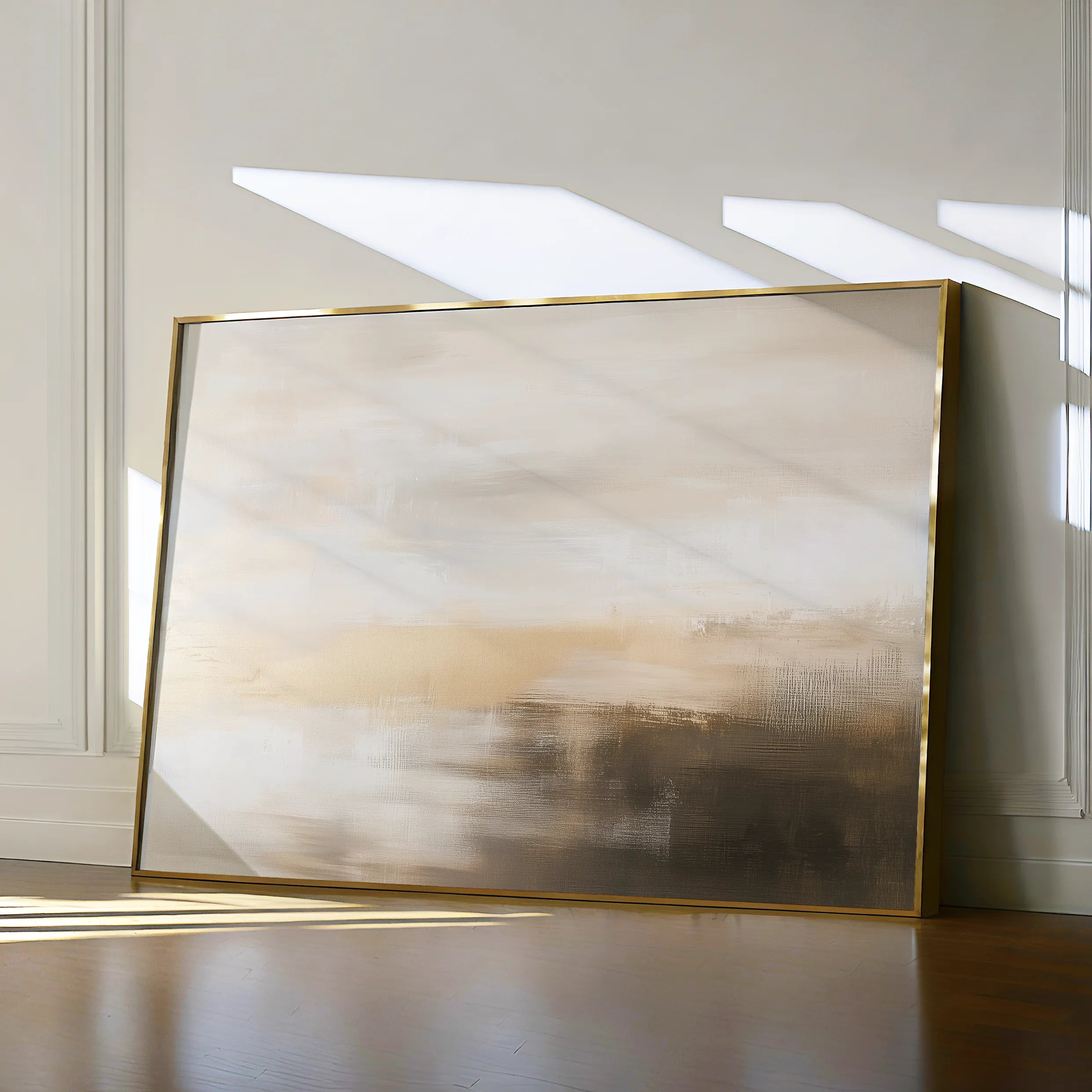 Abstract 298 Canvas Art 18" x 24" / 45 x 60 cm / Black