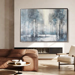 Floral 298 Canvas Art 60 x 40 cm / Black