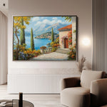 Landscape 298 Canvas Art 18" x 24" / 45 x 60 cm / Black