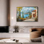 Landscape 298 Canvas Art 18" x 24" / 45 x 60 cm / Black