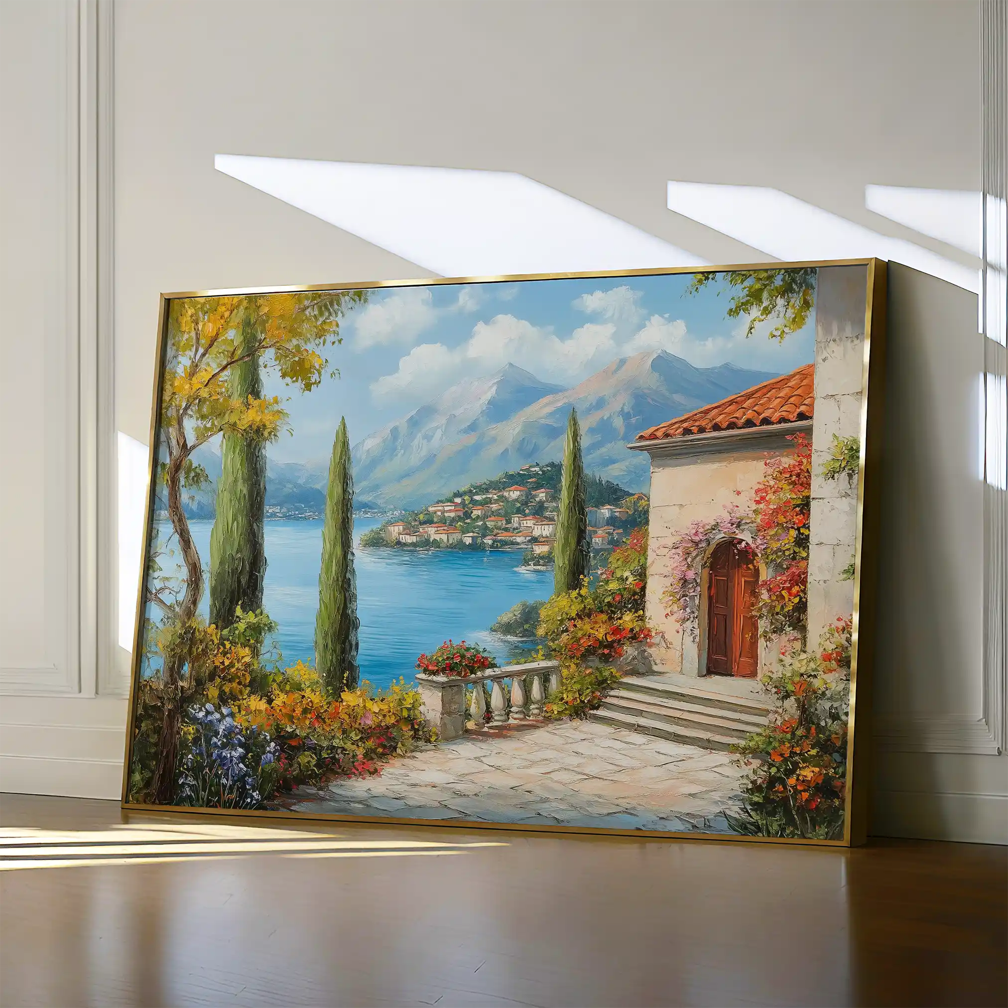 Landscape 298 Canvas Art 60 x 40 cm / Black