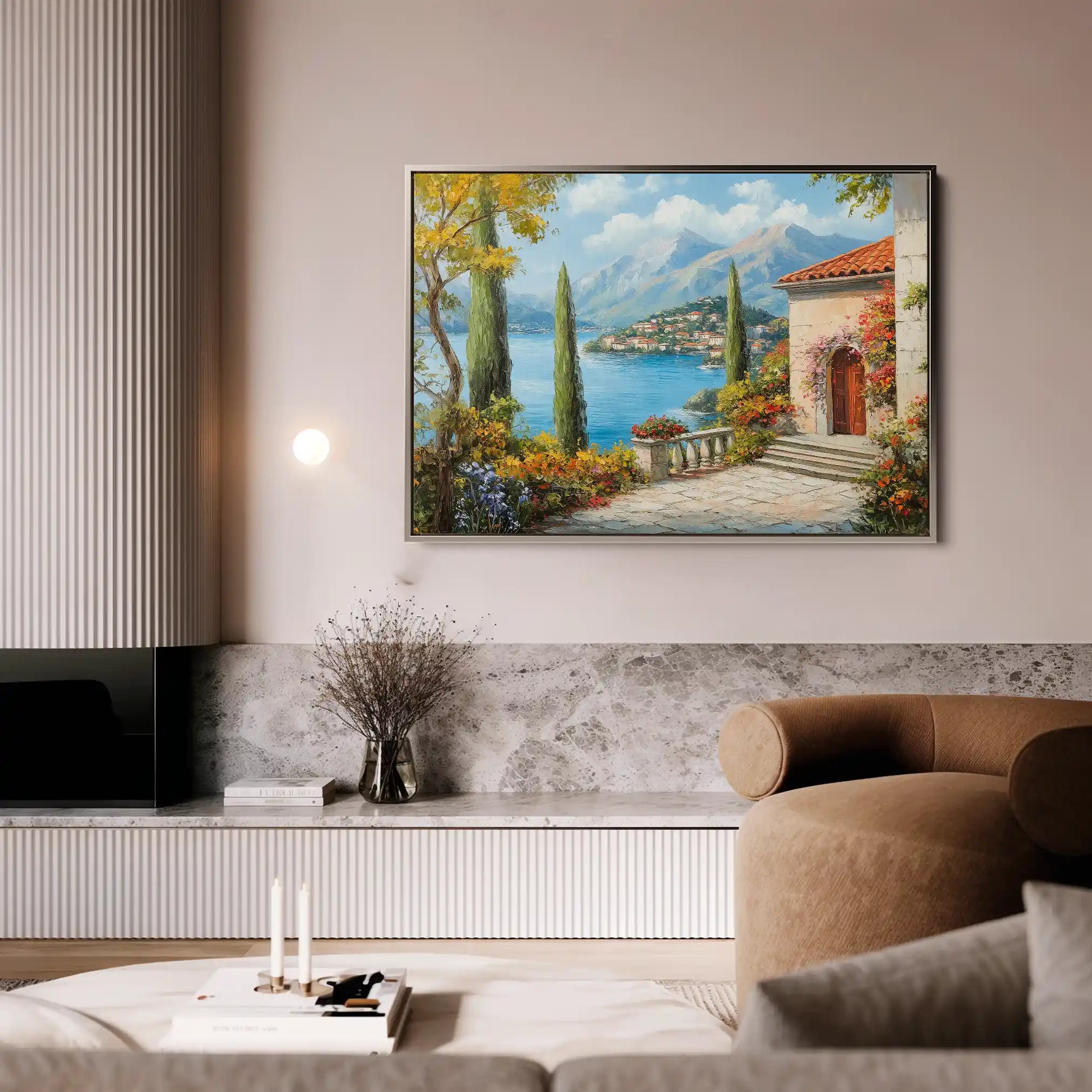 Landscape 298 Canvas Art 60 x 40 cm / Black