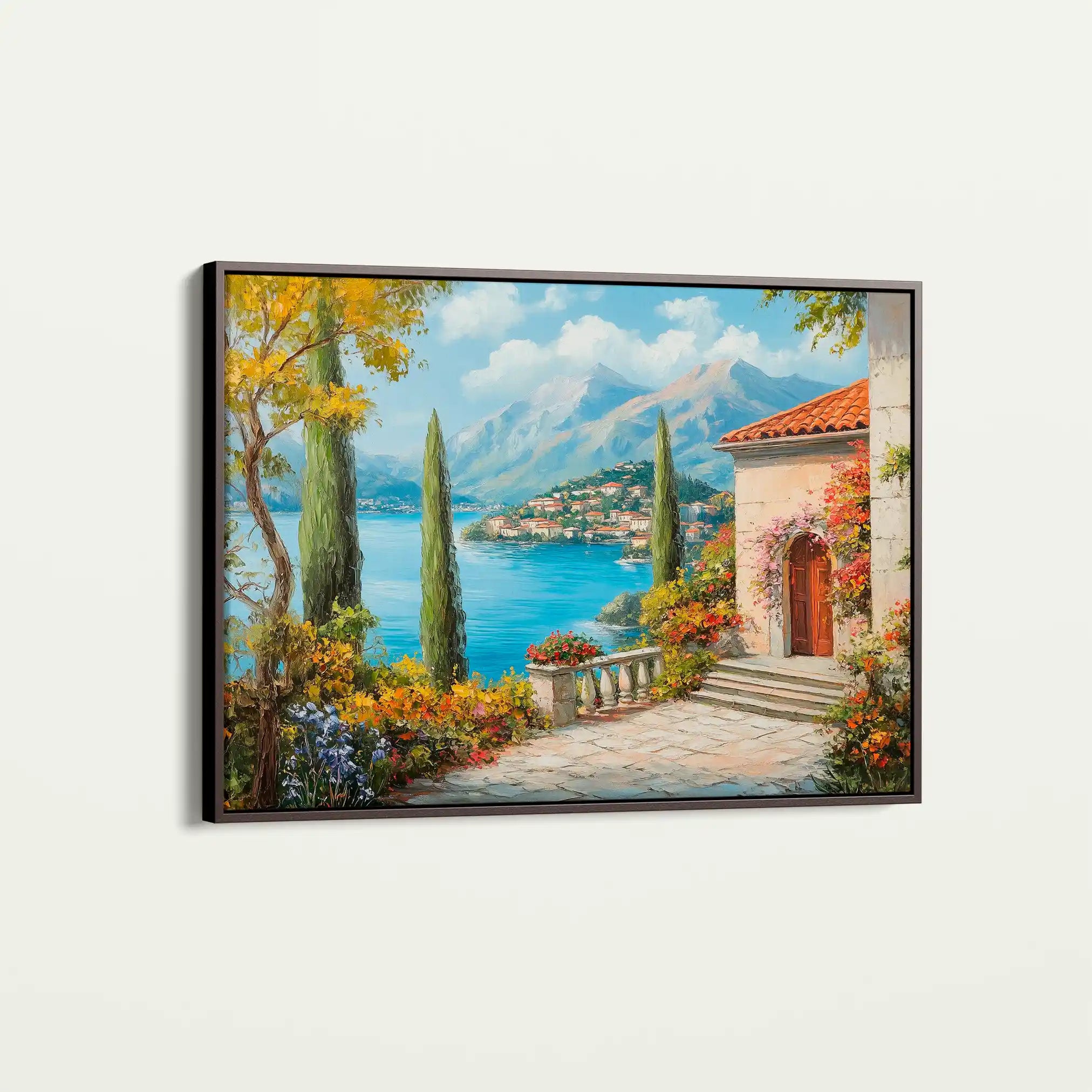Landscape 298 Canvas Art 60 x 40 cm / Black