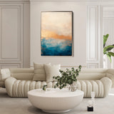 Abstract 299 Canvas Art 18" x 24" / 45 x 60 cm / Black