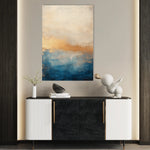 Abstract 299 Canvas Art 18" x 24" / 45 x 60 cm / Black