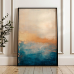 Abstract 299 Canvas Art 60 x 40 cm / Black