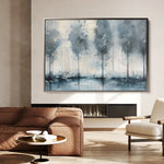 Floral 299 Canvas Art 60 x 40 cm / Black