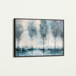 Floral 299 Canvas Art 60 x 40 cm / Black