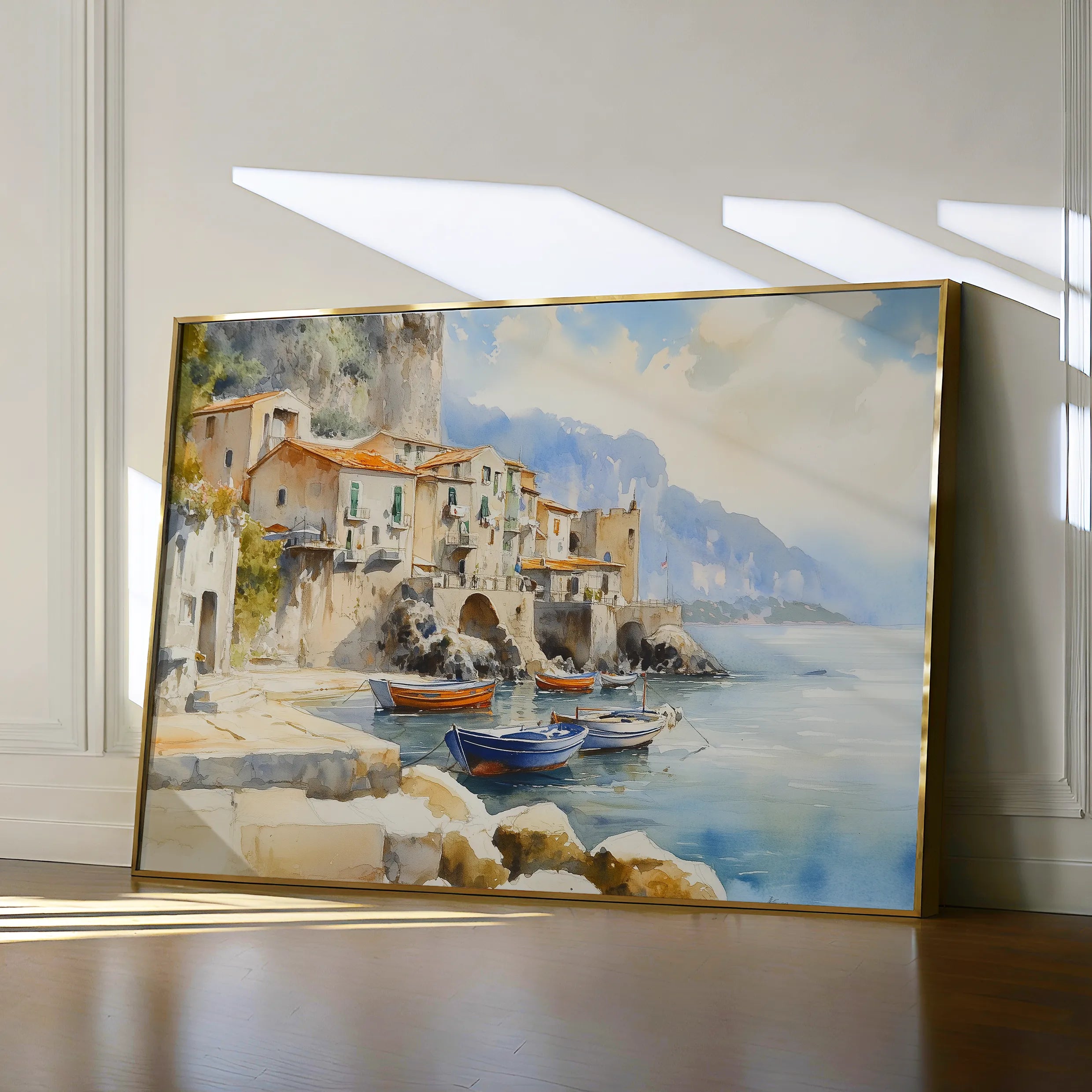 Landscape 299 Canvas Art 18" x 24" / 45 x 60 cm / Black