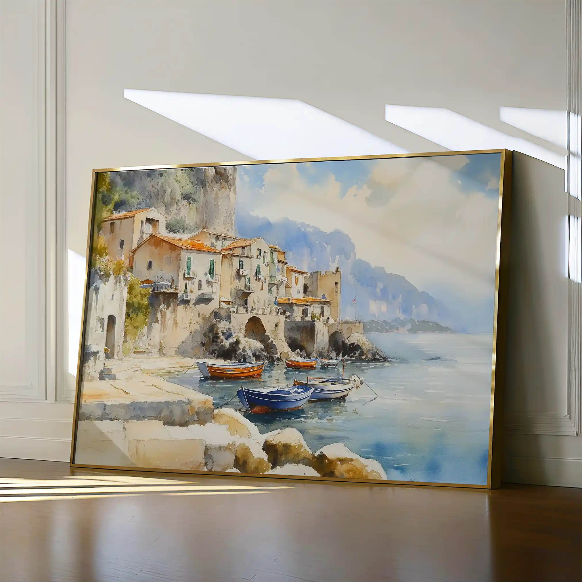 Landscape 299 Canvas Art 60 x 40 cm / Black