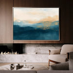 Abstract 300 Canvas Art 18" x 24" / 45 x 60 cm / Black