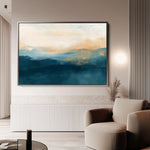 Abstract 300 Canvas Art 18" x 24" / 45 x 60 cm / Black