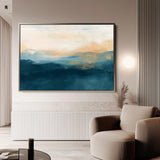 Abstract 300 Canvas Art 18" x 24" / 45 x 60 cm / Black