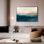 Abstract 300 Canvas Art 18" x 24" / 45 x 60 cm / Black