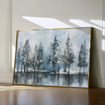 Floral 300 Canvas Art 60 x 40 cm / Black