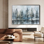 Floral 300 Canvas Art 60 x 40 cm / Black