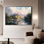 Landscape 300 Canvas Art 18" x 24" / 45 x 60 cm / Black