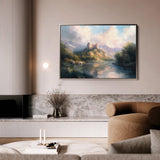 Landscape 300 Canvas Art 18" x 24" / 45 x 60 cm / Black