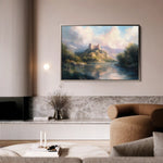 Landscape 300 Canvas Art 60 x 40 cm / Black