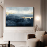 Abstract 301 Canvas Art 18" x 24" / 45 x 60 cm / Black