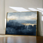 Abstract 301 Canvas Art 18" x 24" / 45 x 60 cm / Black