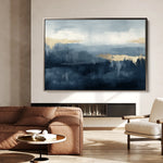 Abstract 301 Canvas Art 18" x 24" / 45 x 60 cm / Black