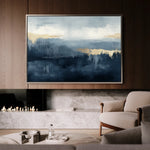 Abstract 301 Canvas Art 18" x 24" / 45 x 60 cm / Black