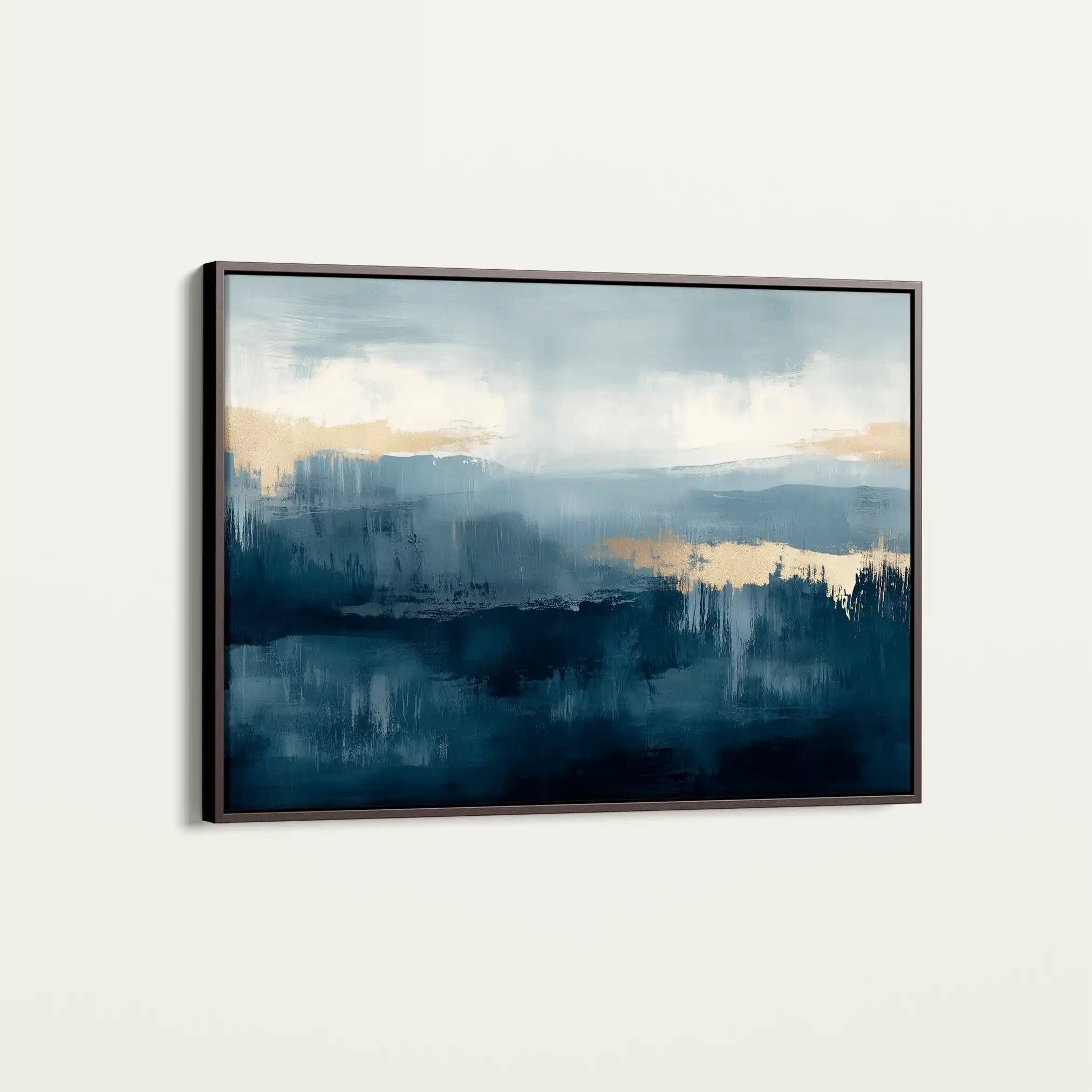 Abstract 301 Canvas Art 60 x 40 cm / Black