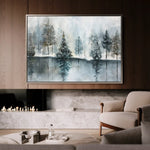 Floral 301 Canvas Art 60 x 40 cm / Black