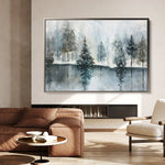 Floral 301 Canvas Art 60 x 40 cm / Black