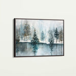 Floral 301 Canvas Art 60 x 40 cm / Black