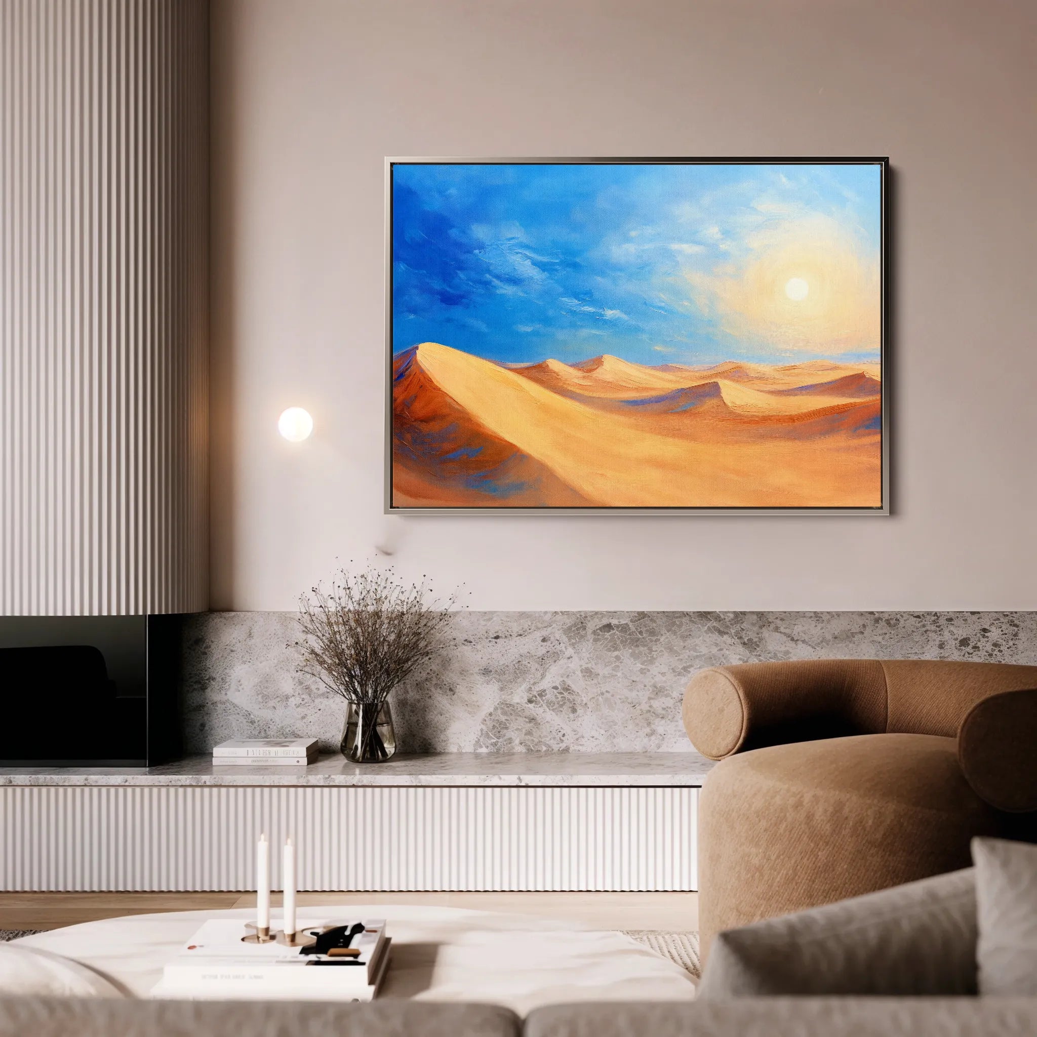 Landscape 301 Canvas Art 18" x 24" / 45 x 60 cm / Black